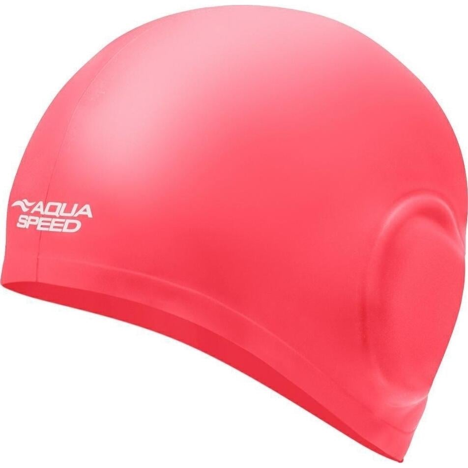 Шапочка для плавания Aqua Speed EAR CAP VOLUME Коралловый (284-27)