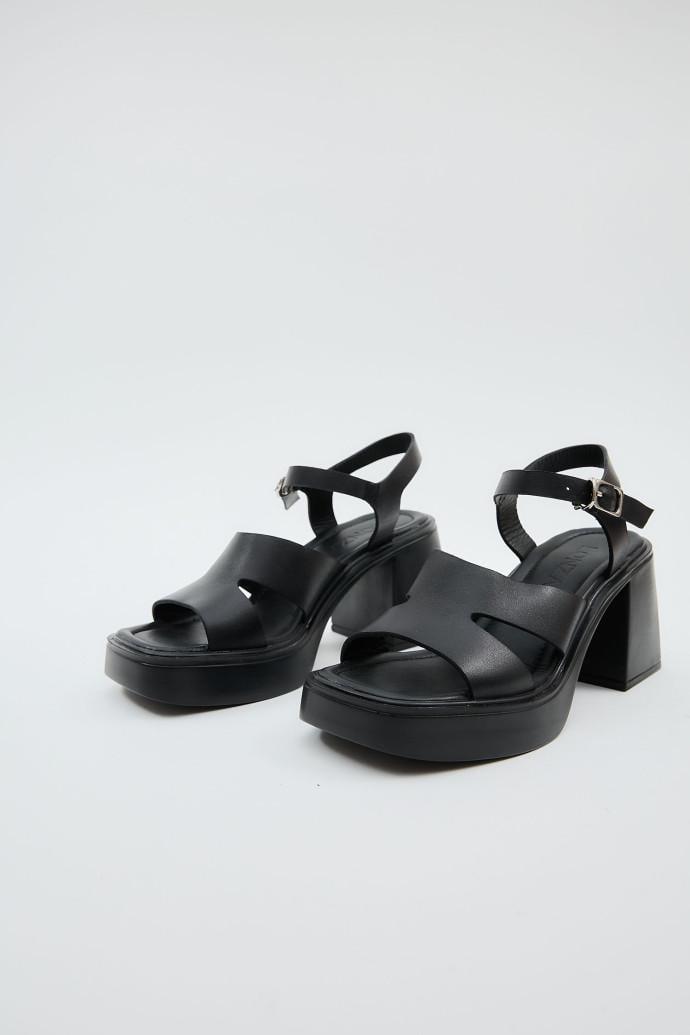 Босоножки женские LONZA кожаные р. 36 Черный (199883)