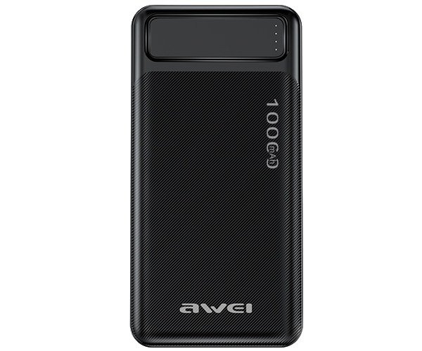 Портативный аккумулятор AWEI P5K 10000 mAh Черный (AM-3163_402) - фото 1