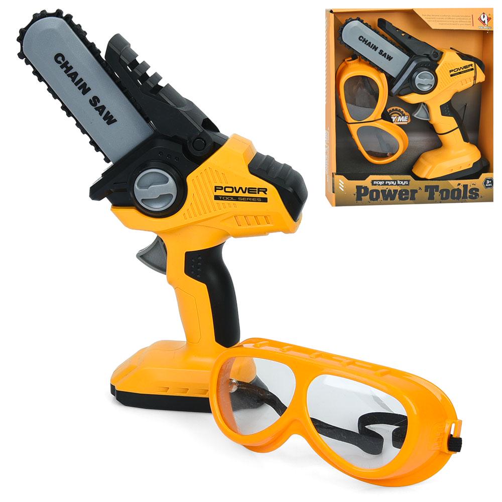 Игровой набор мастера T056 пила 24 см с подвижной лентой/защитные очки