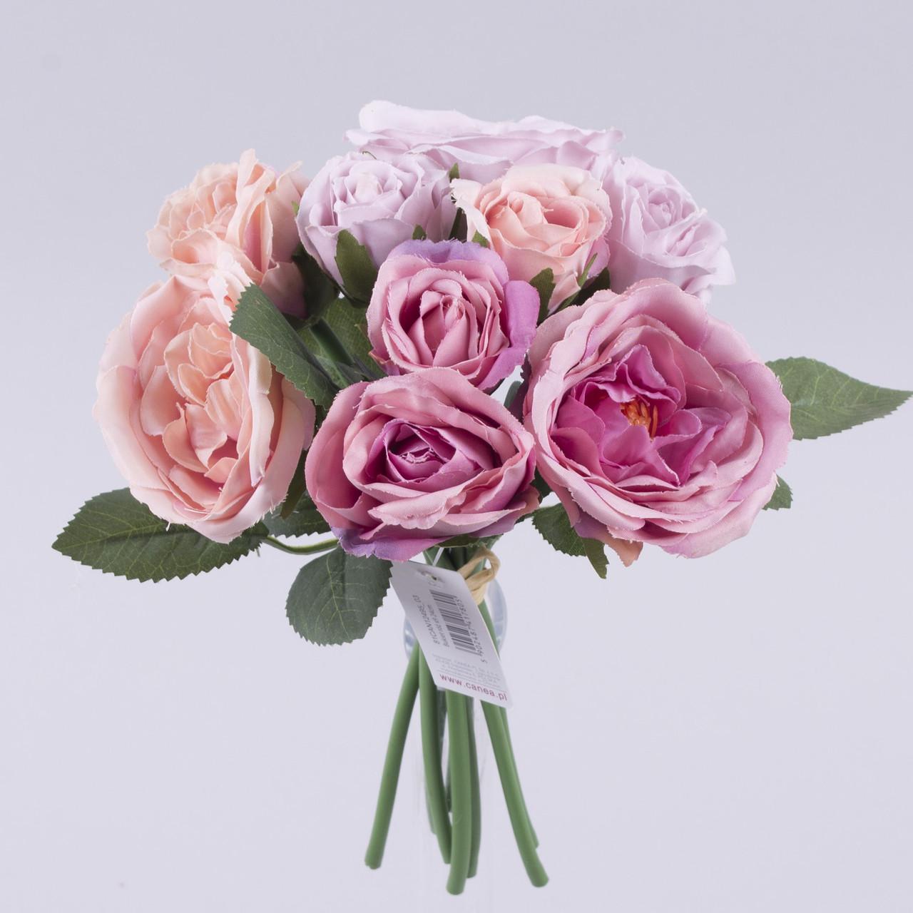 Искусственные цветы Букет роза дикая с бутонами микс (3762-3)