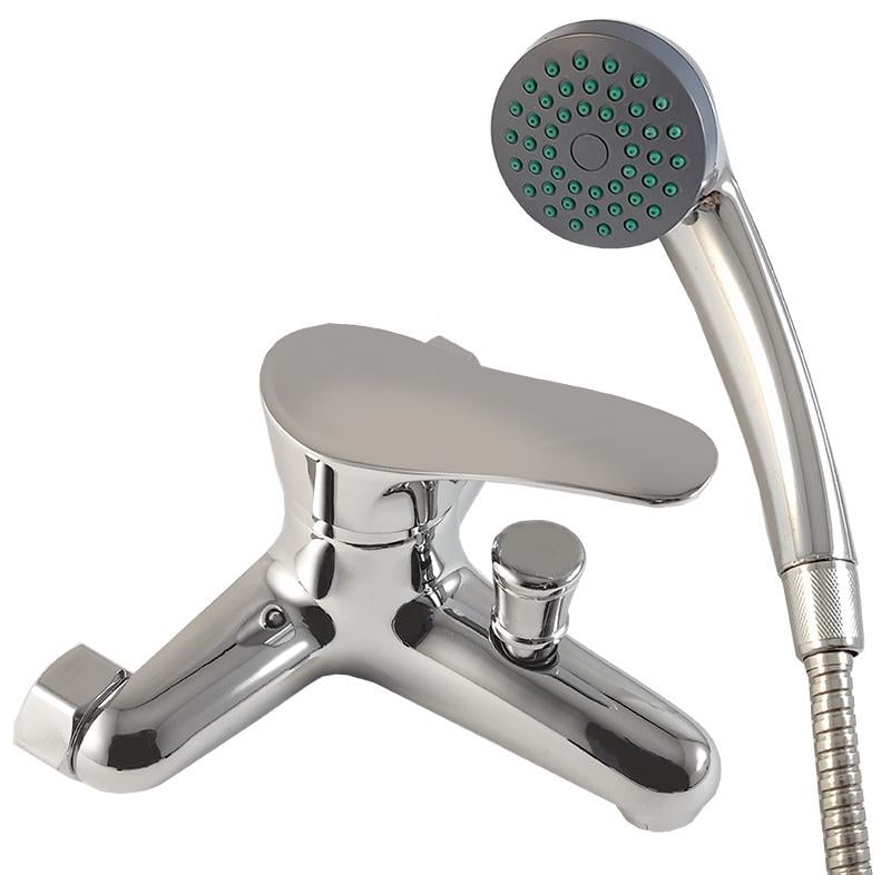 Змішувач для ванни Frap F3014-B короткий литий гусак Хром (35376)