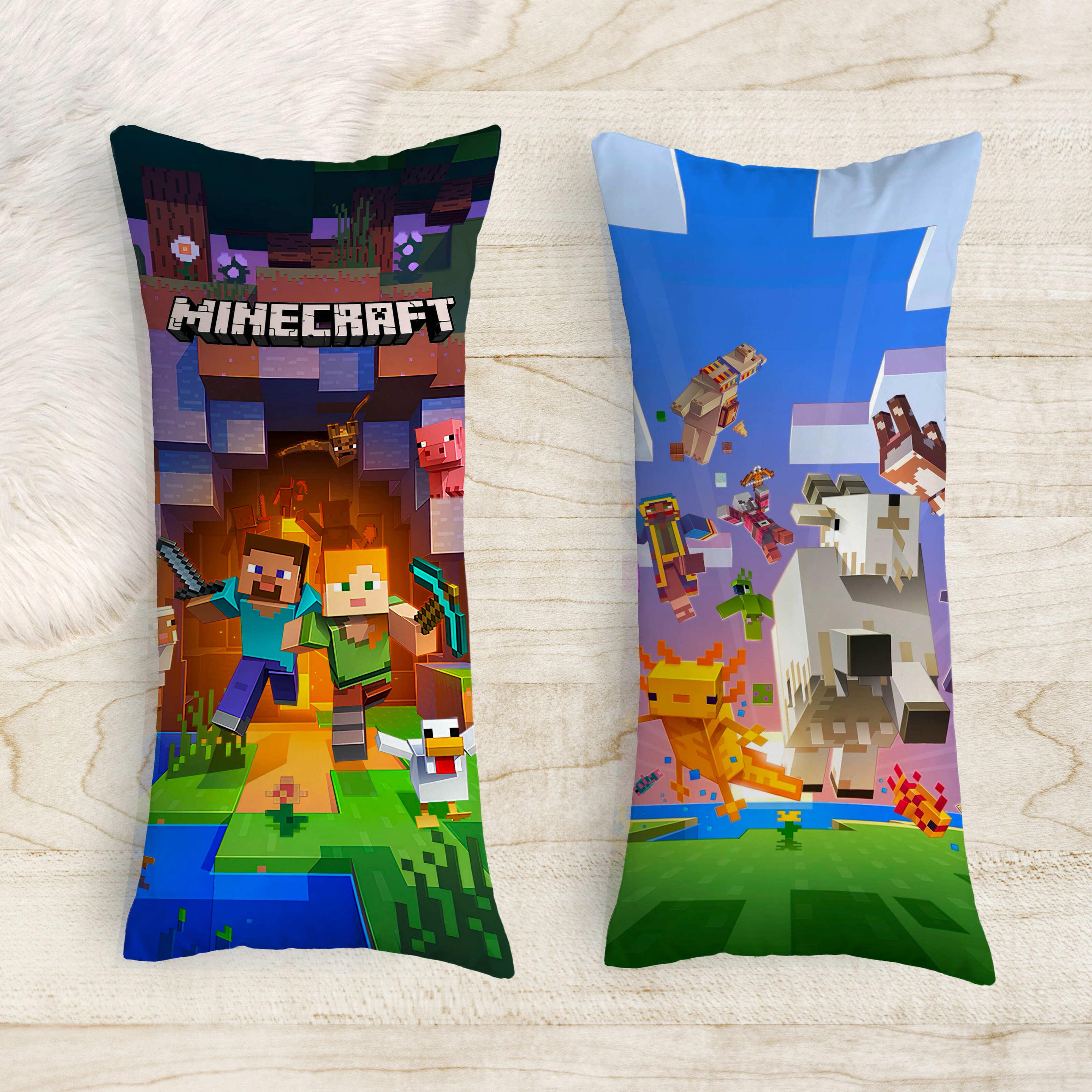 Подушка-обіймашка дакімакура дитяча Майнкрафт 40х100 см