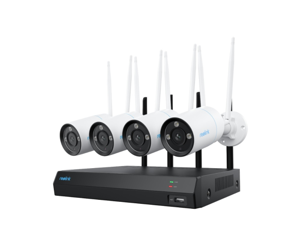 Комплект видеонаблюдения Reolink NVS12-8MB4W 4 уличных WIFI камеры/4 блока питания/WIFI видеорегистратор с HDD 2TB Комплект видеонаблюдения Reolink NVS12-8MB4W 4 уличных WIFI камеры/4 блока питания/WIFI видеорегистратор с HDD 2TB