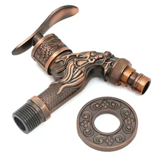 Кран садовый C01567 в винтажном стиле - фото 3