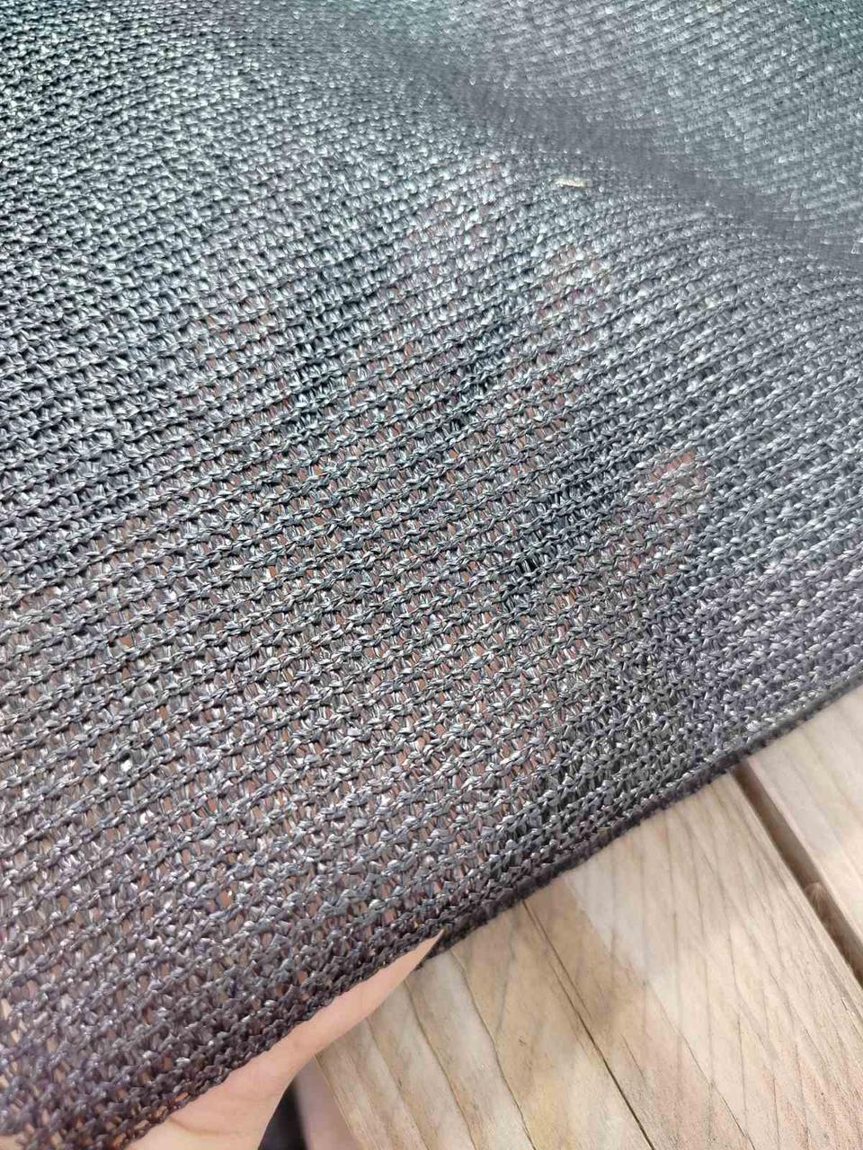 Сітка затіняюча Growtex для парканів 110 г/м2 2х10 м Графіт - фото 3