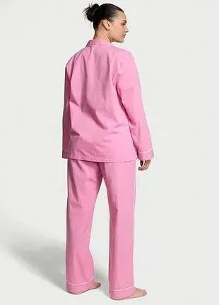 Піжама бавовняна сорочка/штани Victoria's Secret Heritage Cotton Long Pajama Set XS Рожевий (26811392D) - фото 2 Піжама бавовняна сорочка/штани Victoria's Secret Heritage Cotton Long Pajama Set XS Рожевий (26811392D) - фото 2