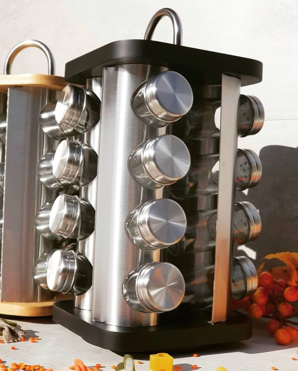 Набор емкостей для специй из нержавеющей стали Edenberg EB-4029 17 предметов (2530556584) - фото 2