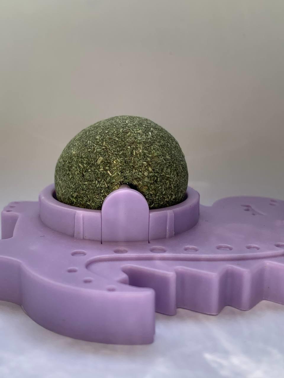 Іграшка для котів Динозавр м'ята обертаючий Фіолетовий (16bb5c63) - фото 4 Іграшка для котів Динозавр м'ята обертаючий Фіолетовий (16bb5c63) - фото 4