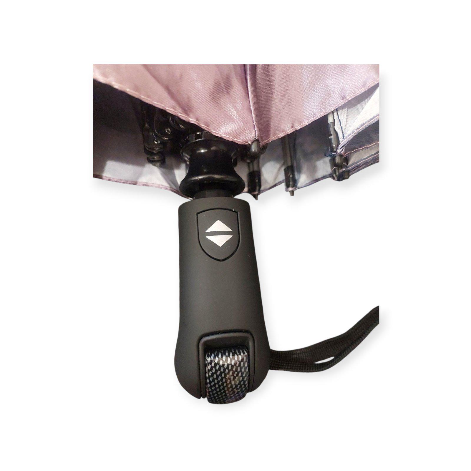 Зонтик-автомат женский Mario MR79 Тигр-2 на 12 четырехсегментных спиц сатиновый купол (30285815) - фото 4