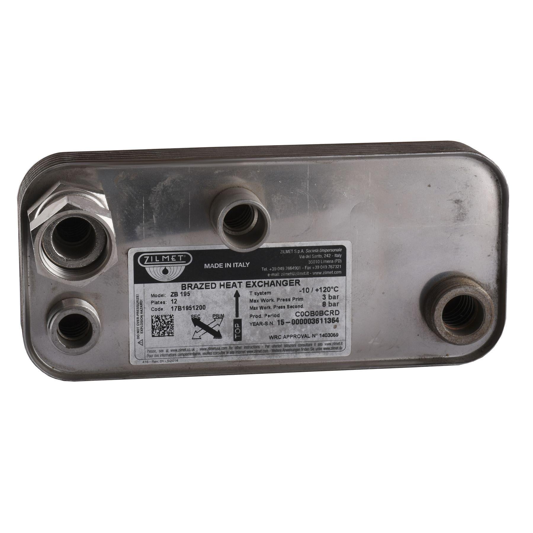 Теплообменник паяный Zilmet ZB195 12 17B1951200 (000005792)