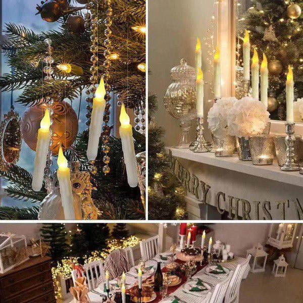 Світлодіодний світильник на батарейці з пультом дистанційного керування у вигляді Чарівної палички 12 шт. (D00376-1) - фото 6 Світлодіодний світильник на батарейці з пультом дистанційного керування у вигляді Чарівної палички 12 шт. (D00376-1) - фото 6