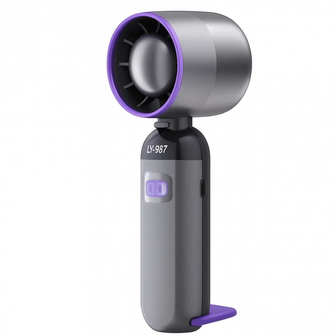 Вентилятор настольный Handheld fan LY-937 со встроенным аккумулятором и с цифровым дисплеем (5-18- 2054228)