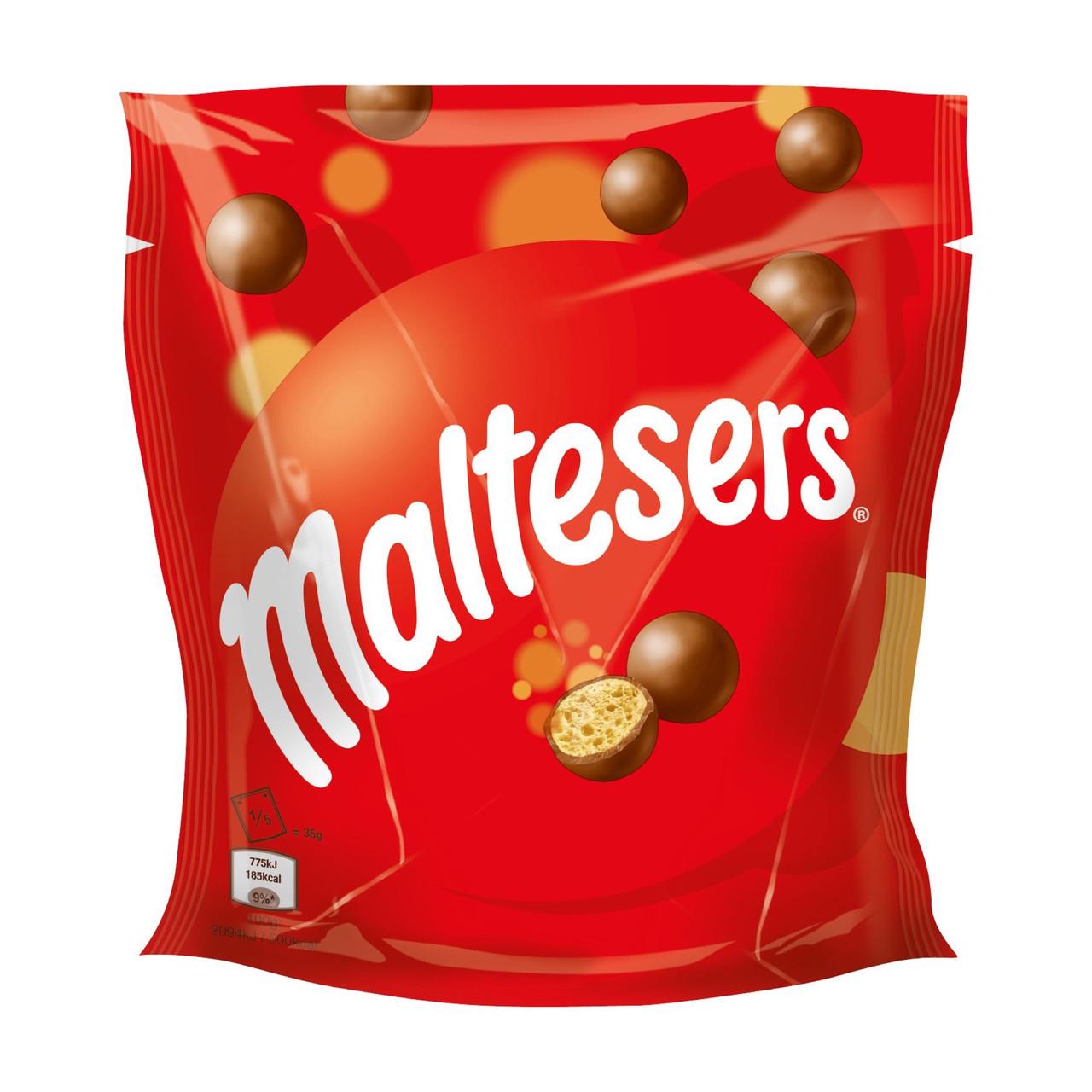 Драже Maltesers Chocolate Balls воздушные шарики из солодовых сот в молочном шоколаде 175 г (12074293) - фото 1