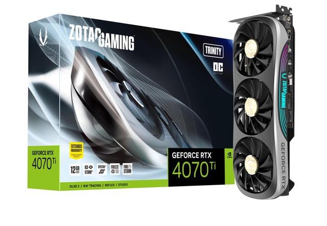 Видеокарта Zotac GAMING GeForce RTX 4070 Ti Trinity OC (ZT-D40710J-10P)