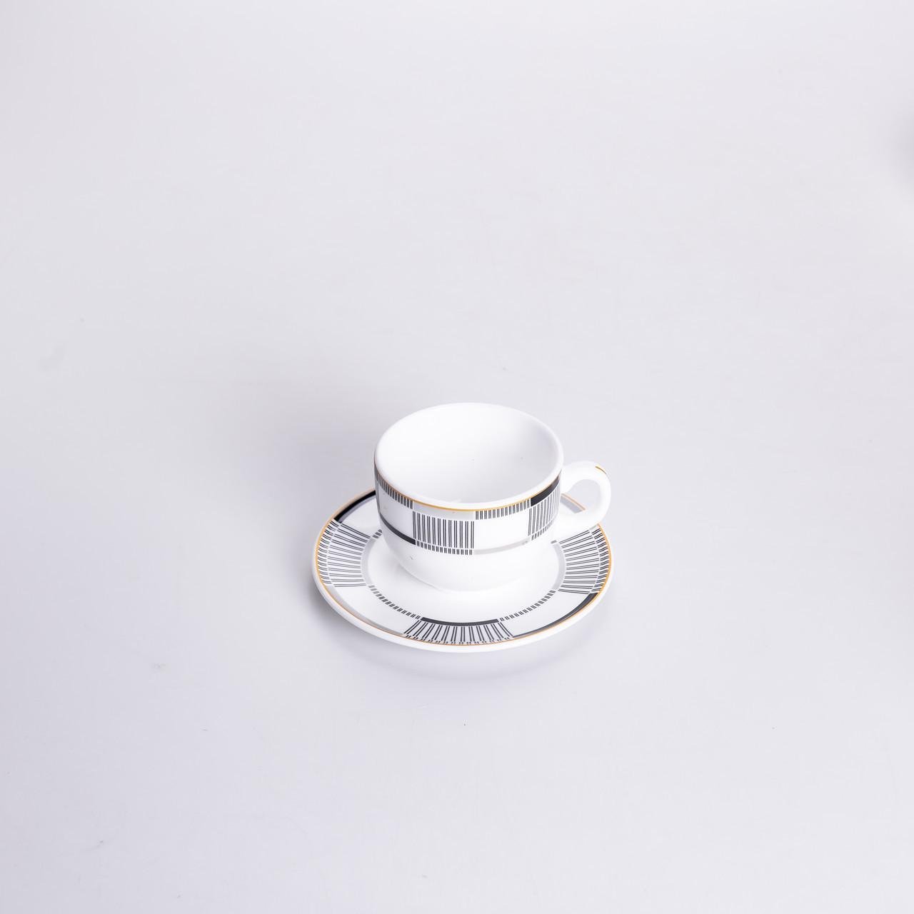 Столовый сервиз из фарфора Geometry на 6 персон 32 предметов (HP-HK-6) - фото 7 Столовый сервиз из фарфора Geometry на 6 персон 32 предметов (HP-HK-6) - фото 7