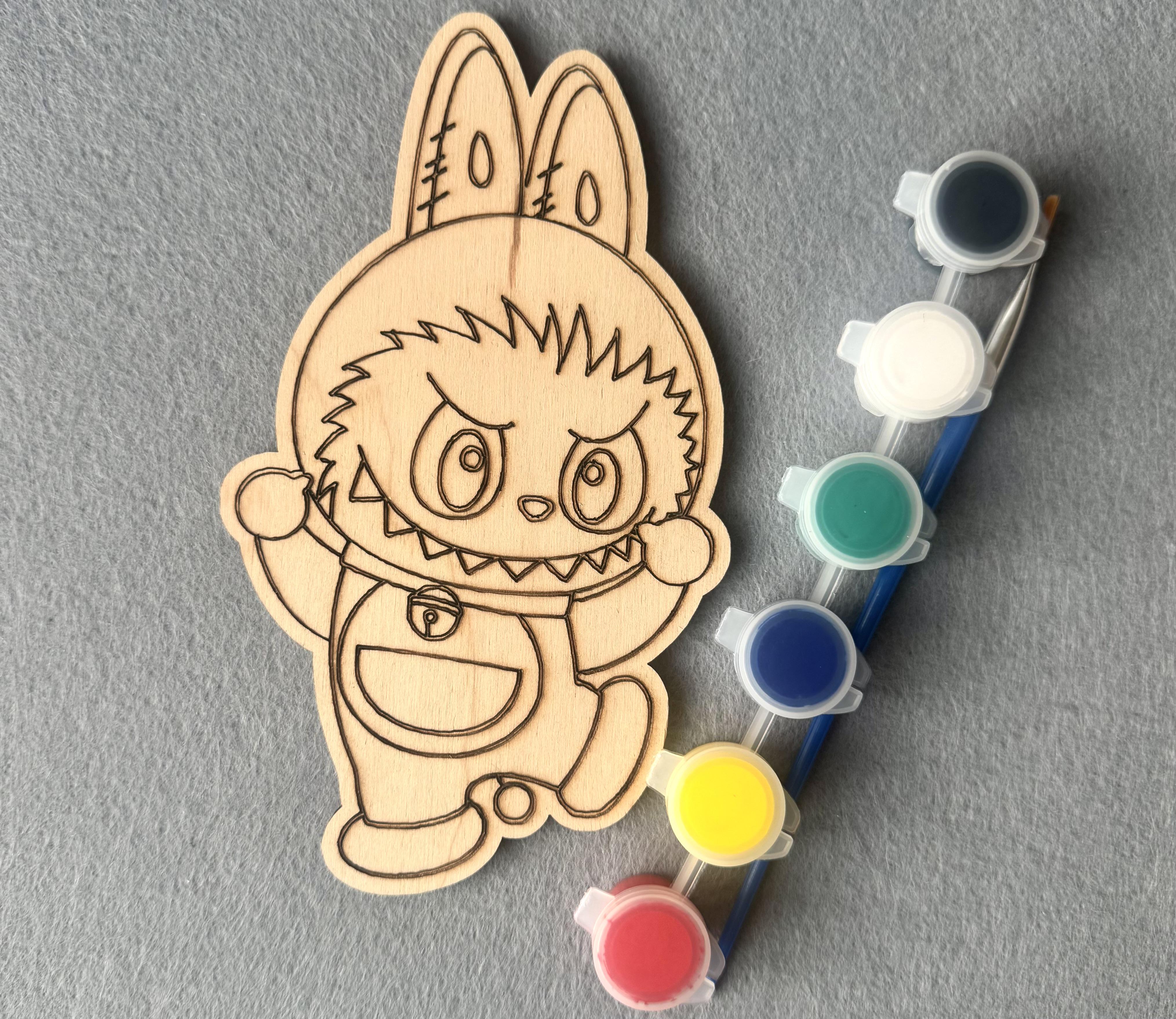 Розмальовки дерев'яні набір для творчості # 9 (22178) Розмальовки дерев'яні набір для творчості # 9 (22178)