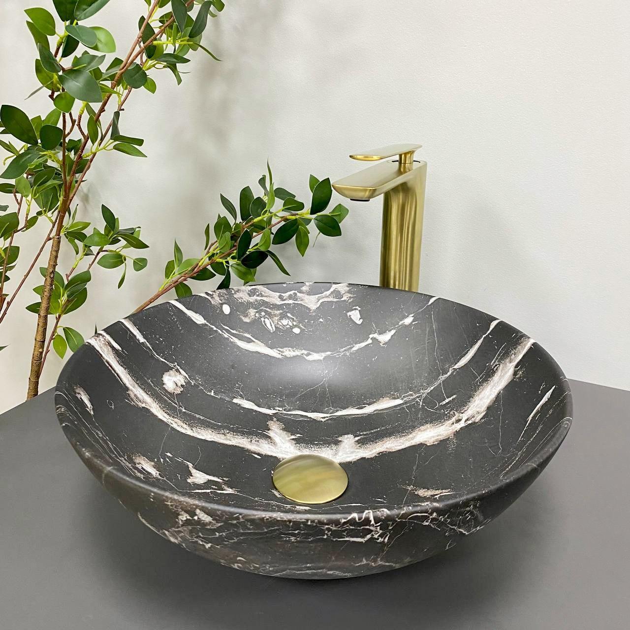 Умивальник накладний VBI AMALFI Black Onyx Matt (2808389370)