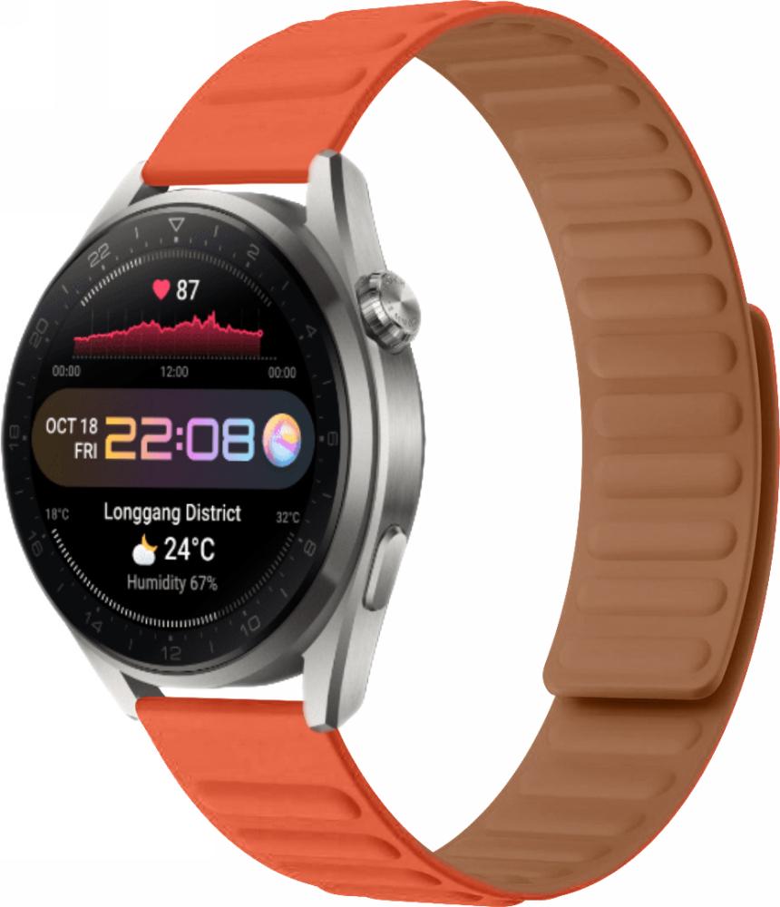Ремінець Magneter для Huawei Watch 3 Pro Orange (26647-2C)