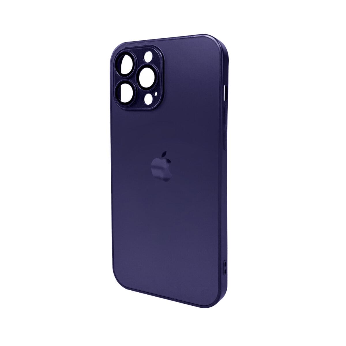 Протиударний чохол для Apple iPhone 12 Pro Max AG Glass Matt Frame Color / Deep Purple