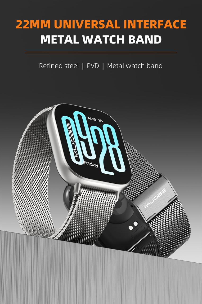 Ремешок для Xiaomi Redmi Watch 5 Active Mijobs Черный (2522250603) - фото 2 Ремешок для Xiaomi Redmi Watch 5 Active Mijobs Черный (2522250603) - фото 2