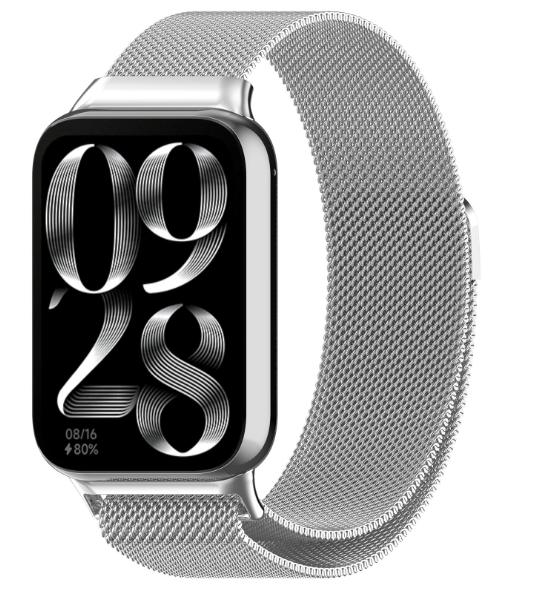 Ремешок DK Metal Milanese Loop Magnetic для Xiaomi Mi Band 8 Pro Silver (017123)