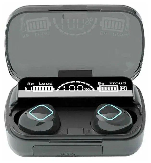 Наушники-вкладыши беспроводные TWS M10 Bluetooth V5.1 IPX7 с передачей до 10 метров с микрофоном пластиковые (opt-13643)