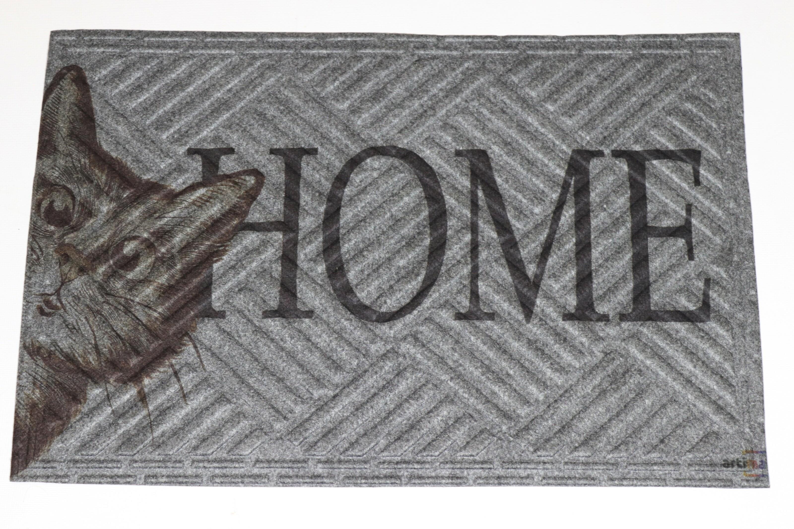 Коврик бытовой текстильный на резиновой основе (К-501-1-М1)