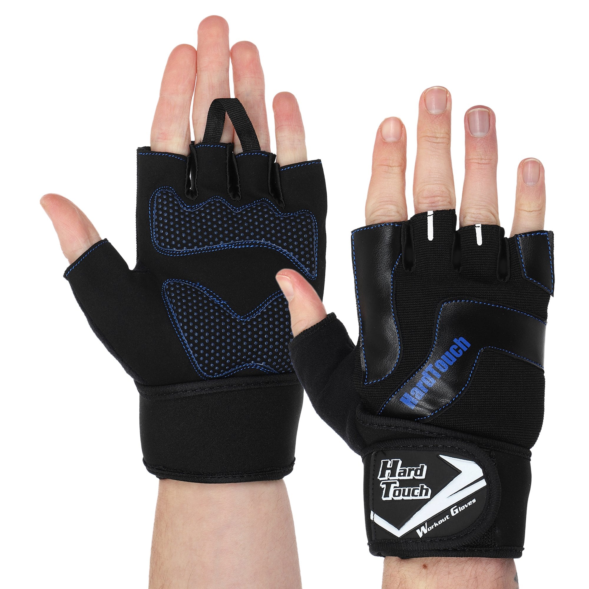 Перчатки спортивные Hard Touch SB-9528 M Черный (68651c2f5fb5ea54992a59a7)