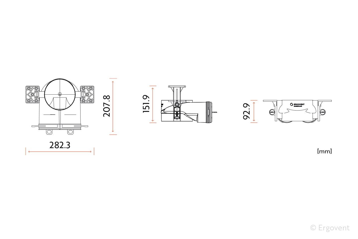 Бокс Ergovent 2x75 см 140 мм - фото 7 Бокс Ergovent 2x75 см 140 мм - фото 7