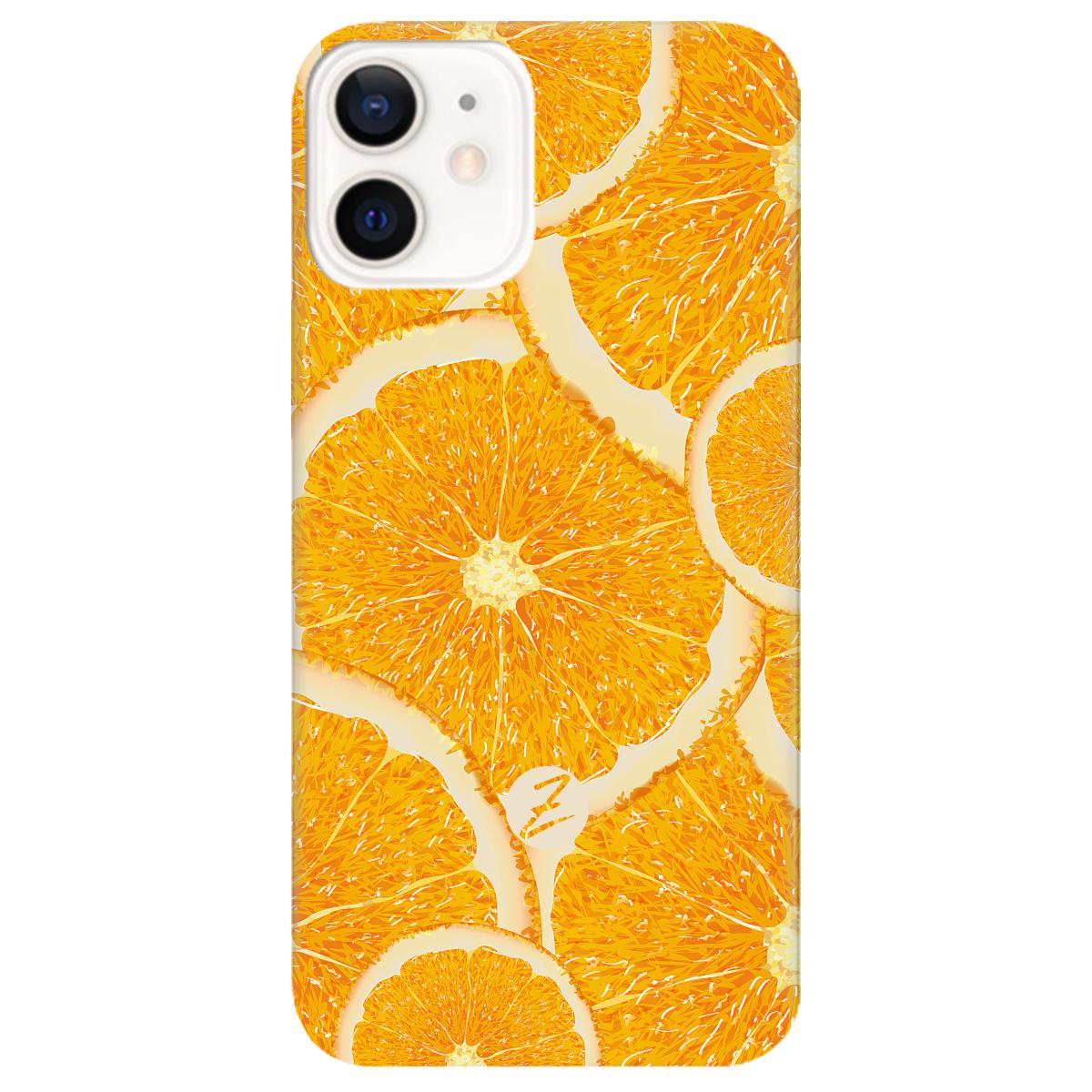 Силиконовый чехол Zorrov для Apple iPhone 12 Mini - Orange (14050040093088333)