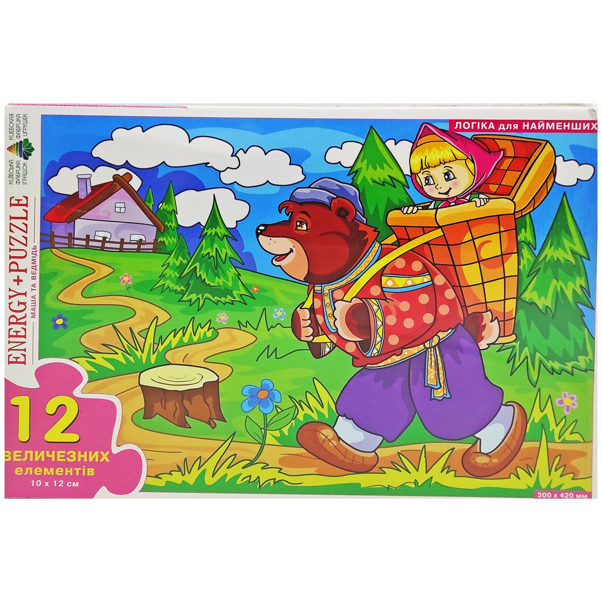 Пазли Маша та ведмідь 12 ел. (128672)