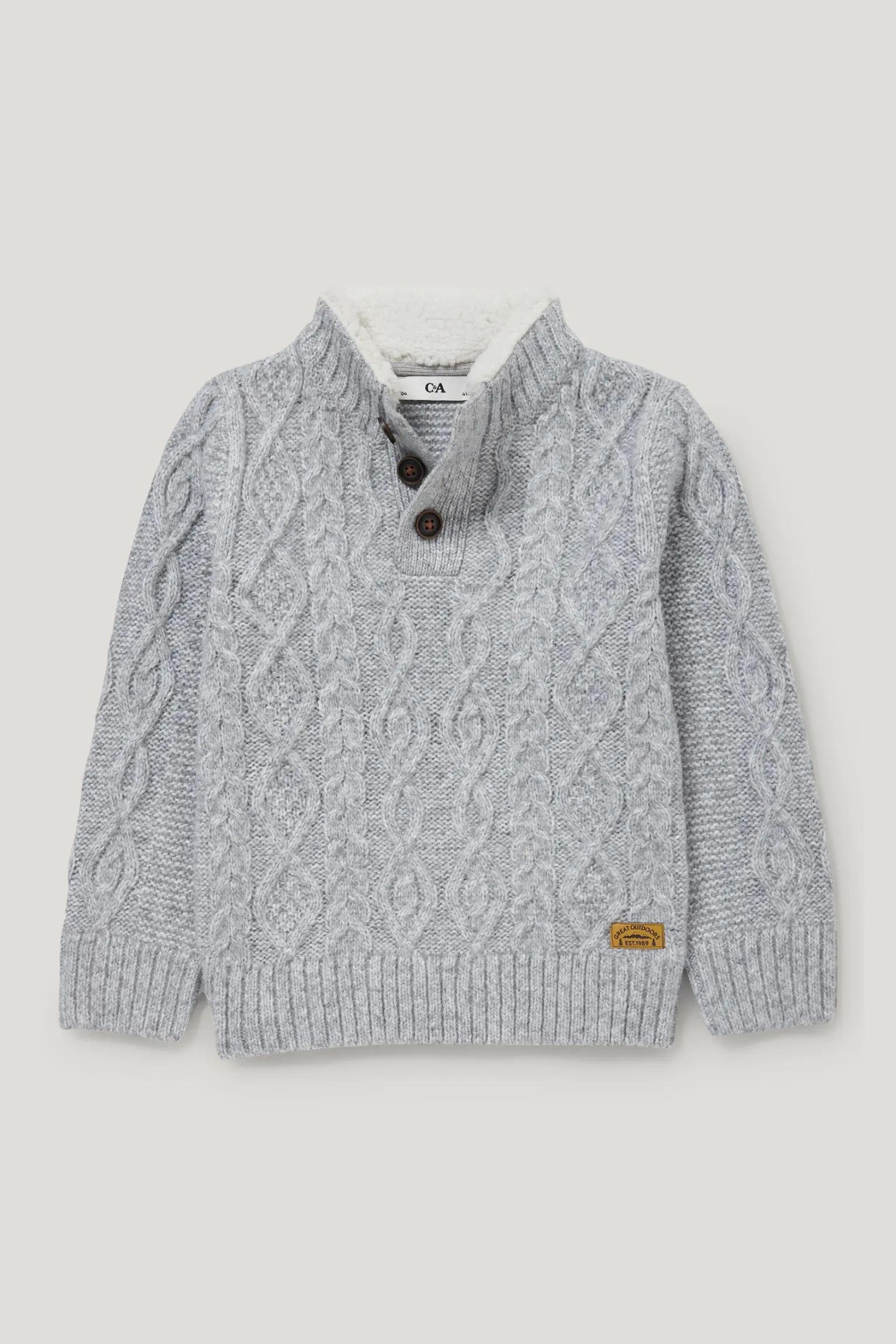 Свитер для мальчика детский C&A р. 128 Grey (2169827)