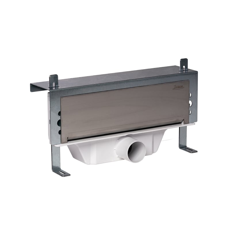 Душевой канал с матовой решёткой Styron Классик с сухим сифоном STY-F1KM