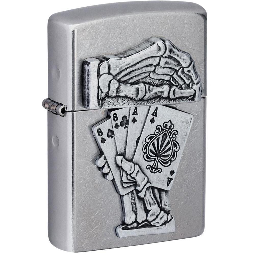Зажигалка ZIPPO 207 Dead Man's Hand Emblem (198952) Зажигалка ZIPPO 207 Dead Man's Hand Emblem (198952)