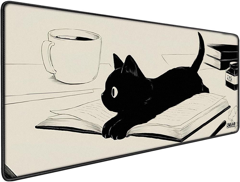 Килимок для мишки SHLab Cat on the Book SHM-873 70х30 см (37400)