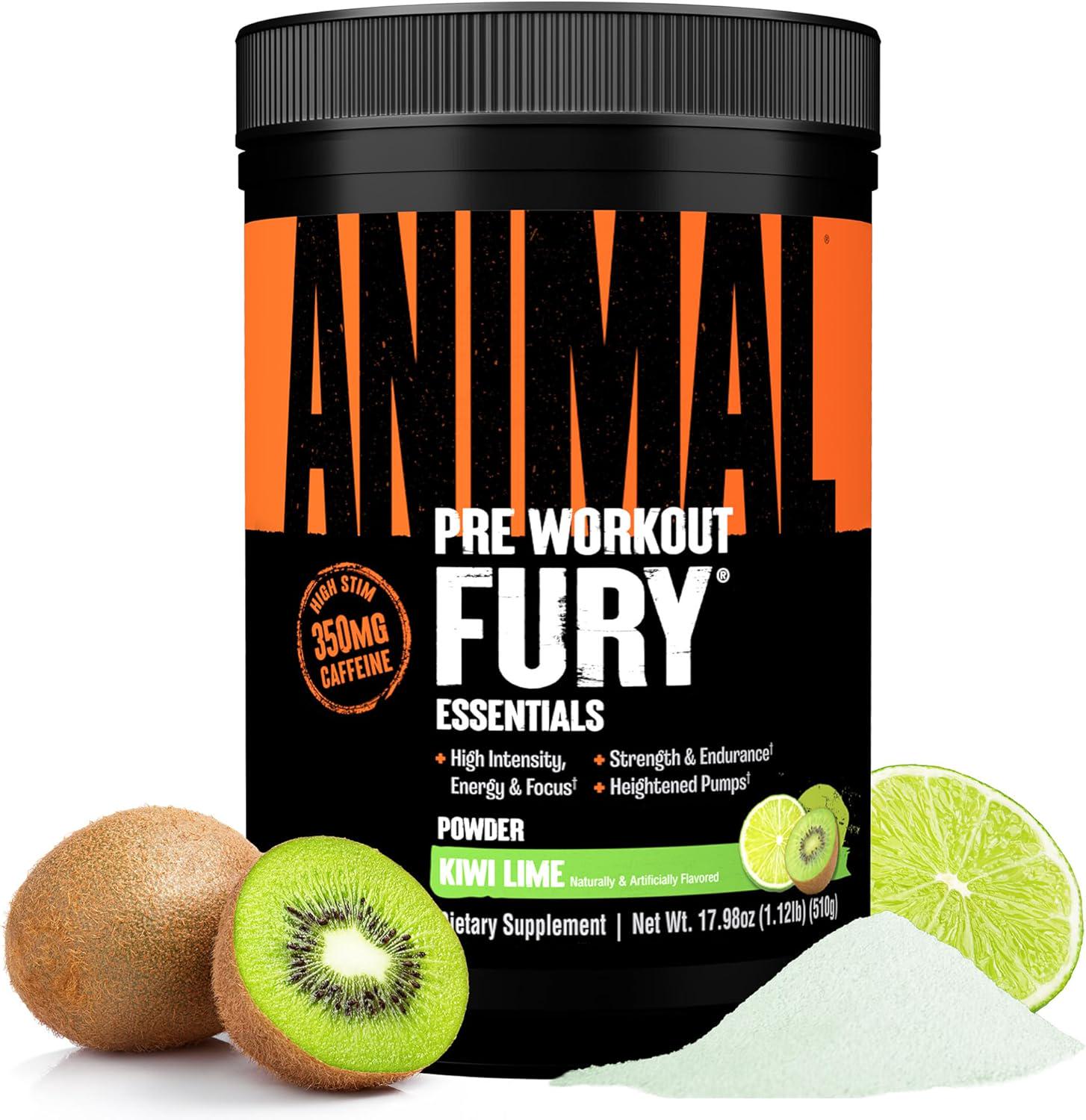 Предтренировочный комплекс Universal Nutrition Animal Fury Kiwi Lime 510 г