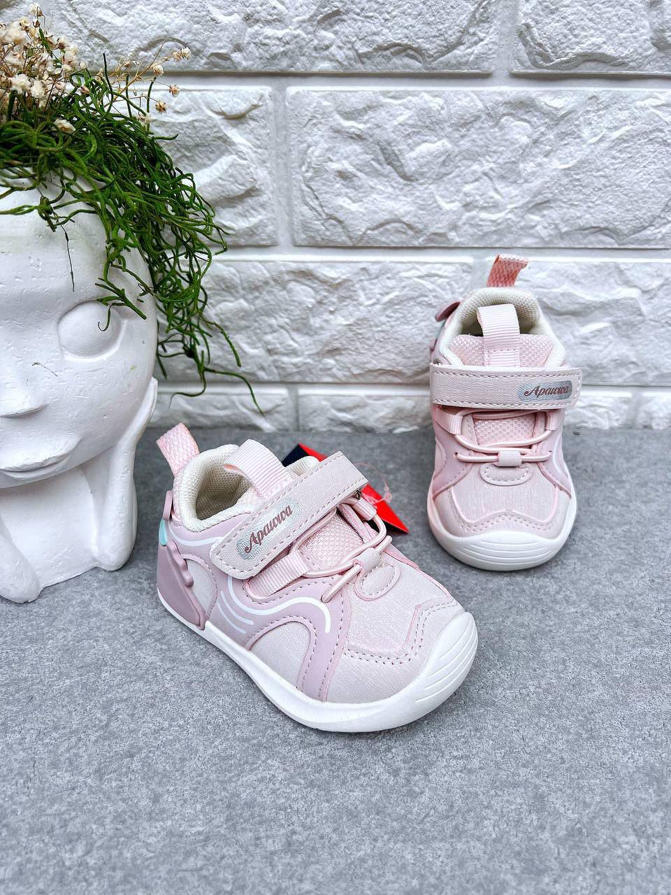 Кроссовки для девочки Apawwa 1397 р. 21 14,5 см Розовый (1397-1)