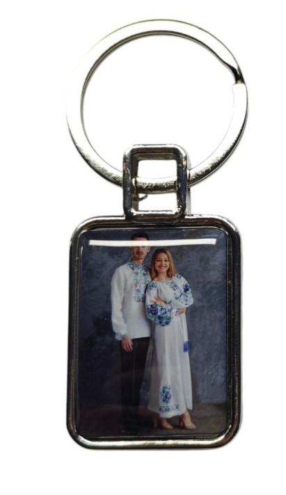 Брелок для автомобиля с фотографией и текстом двухсторонний (2479183488)