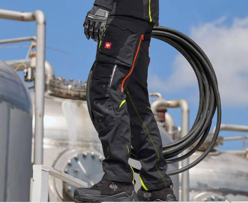 Штани робочі Engelbert Strauss Motion 2020 р. 50 Чорний з жовто-помаранчевим (29687727) - фото 3 Штани робочі Engelbert Strauss Motion 2020 р. 50 Чорний з жовто-помаранчевим (29687727) - фото 3