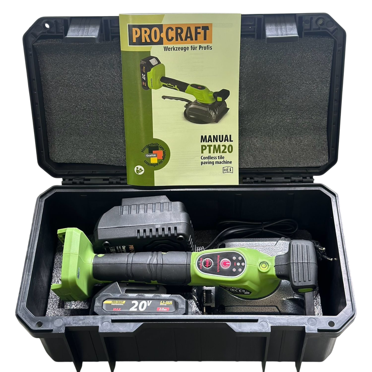 Присоска для плитки ProCraft PTM20 з 1 АКБ та зарядний пристрій - фото 7