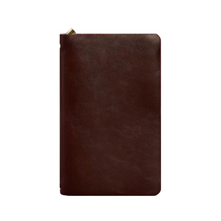 Блокнот шкіряний Софт-бук 8.0 на гумці краст Бордовий (A-028076) - фото 3 Блокнот шкіряний Софт-бук 8.0 на гумці краст Бордовий (A-028076) - фото 3