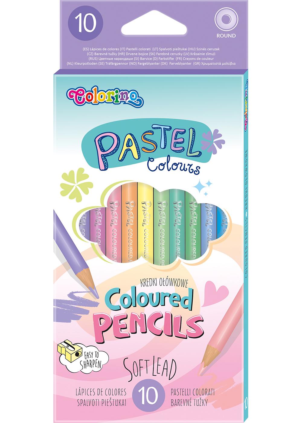 Набор карандашей Colorino Pastel 10 цветов (80813PTR)