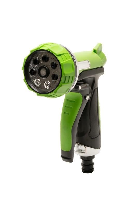 Пистолет для полива MasterTool WATER CLICK ½" 7 режимов металлическое сопло TPR покрытие (92-9348)