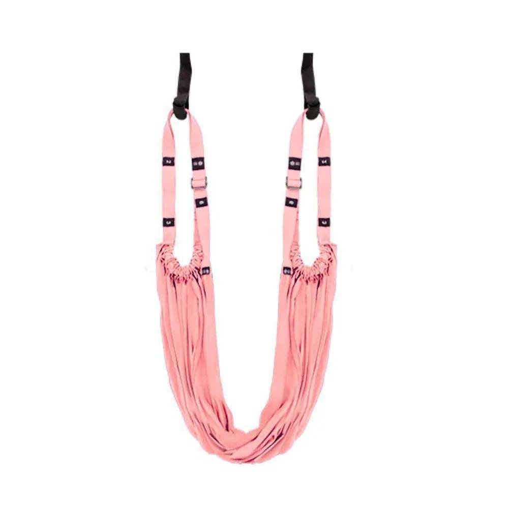 Гамак-качели подвесной Good Idea Athlanta Yoga Rope для флай йоги и пилатеса Розовый (41136ОП)
