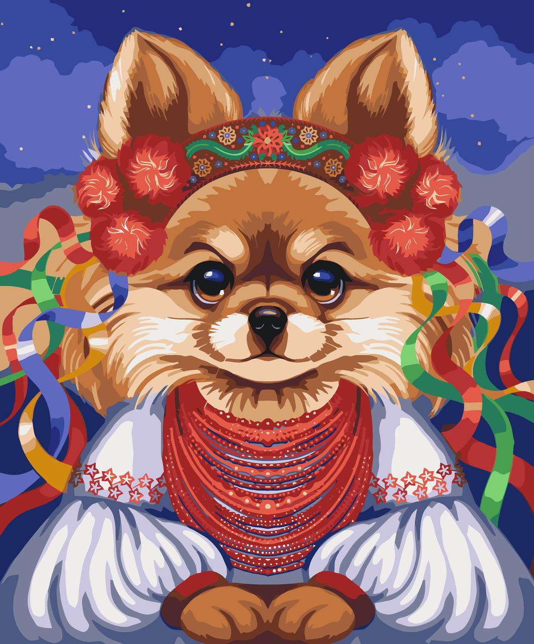 Картина по номерам ART CRAFT Животные Украинская лисичка 40х50 см