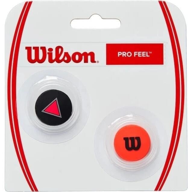 Вибротушители для ракеток Wilson PRO FEEL CLASH DAMPENERS 2 шт. Красно-черный (WR8405701001)