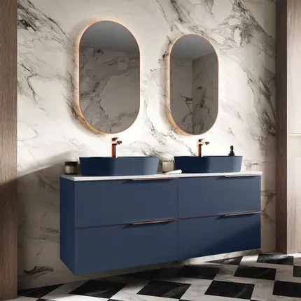 Раковина ELITA Babette 62х41 см Синій матовий (146042) - фото 8 Раковина ELITA Babette 62х41 см Синій матовий (146042) - фото 8