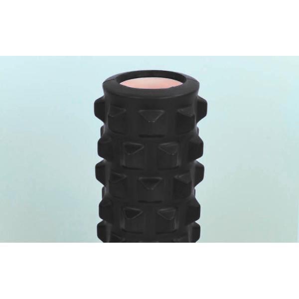 Массажный ролик OSPORT MS 0857-9 33x14 см Черный - фото 3