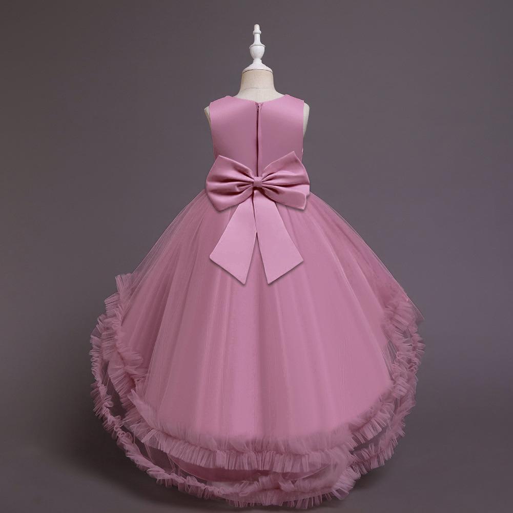Сукня святкова дитяча KatyKids Софія з фатином та бантом 110 см Рожевий (11012160600) - фото 3 Сукня святкова дитяча KatyKids Софія з фатином та бантом 110 см Рожевий (11012160600) - фото 3